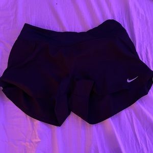 black nike swim shorts